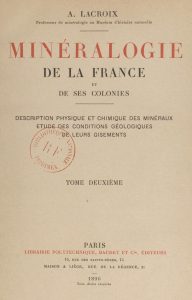 Minéralogie de la France et de ses colonies — Vol. 2 — Alfred Lacroix