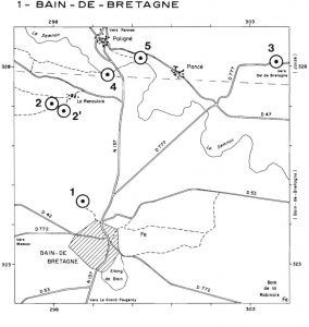 Inventaire minéralogique de l'Ille-et-Vilaine - Exemple de croquis de localisation