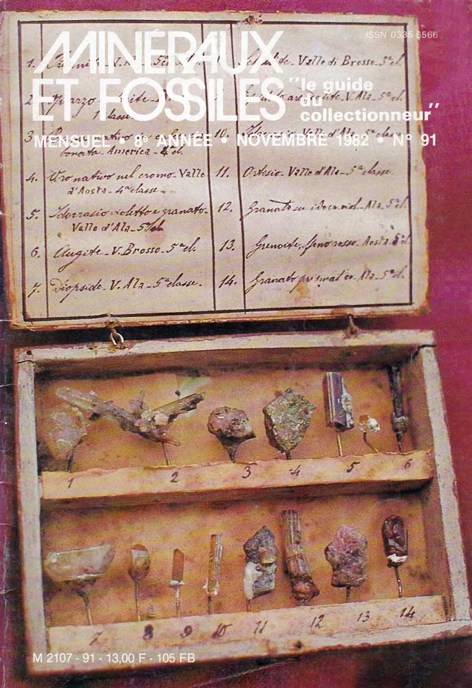 Couverture d’ouvrage : Minéraux et Fossiles — 91