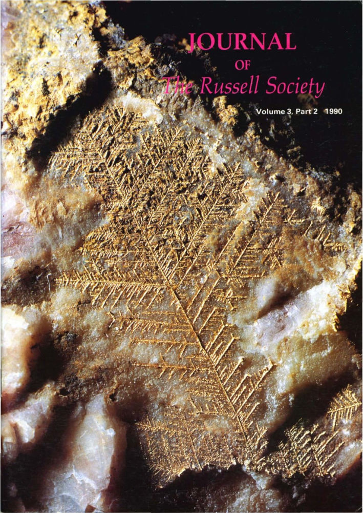 Journal of the Russell Society — Vol 3, partie 2 1 Journal of the Russell Society — Vol 3, partie 2