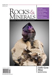 Grille d'ouvrages 33 Rocks & Minerals — 2018 — Volume 93, numéro 6