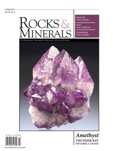 Grille d'ouvrages 21 Rocks & Minerals — 2019 — Volume 94, numéro 4