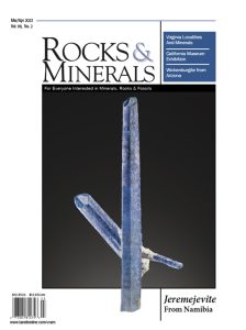 Grille d'ouvrages 25 Rocks & Minerals — 2023 — Volume 98, numéro 2