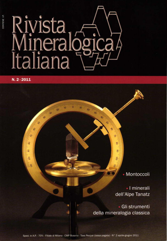 Rivista Mineralogica Italiana — 2011 — Volume 35, numéro 2