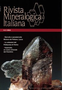 Rivista Mineralogica Italiana — 2012 — Volume 36, numéro 2
