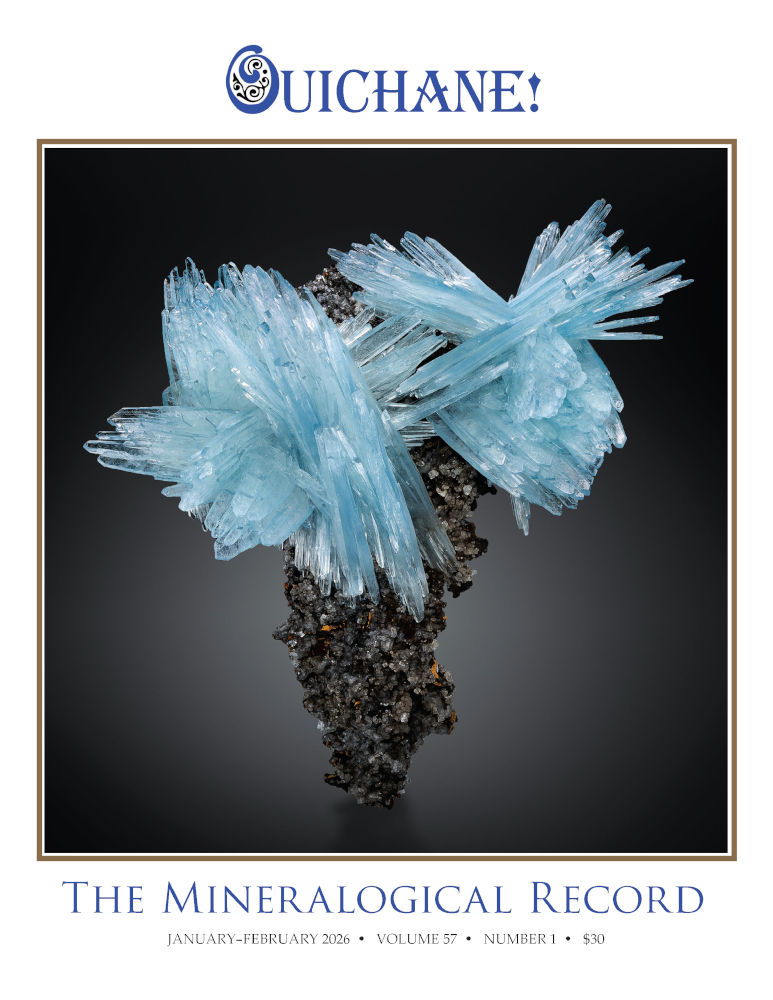 The Mineralogical Record — janvier-février 2026 — Vol 57-1 1 The Mineralogical Record — janvier-février 2026 — Vol 57-1
