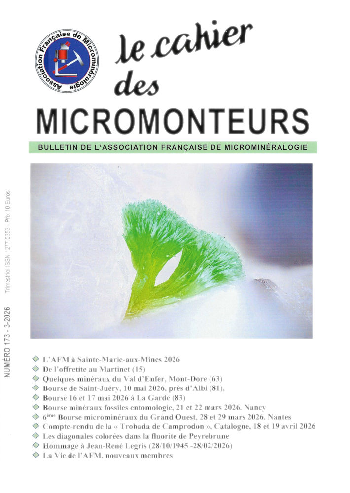 Le Cahier des micromonteurs / 3 – 2026 / 173 1 Le Cahier des micromonteurs / 3 – 2026 / 173