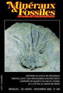 Grille d'ouvrages 30 Minéraux et Fossiles — 289