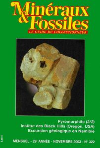 Minéraux & Fossiles 312 Minéraux et Fossiles — 322